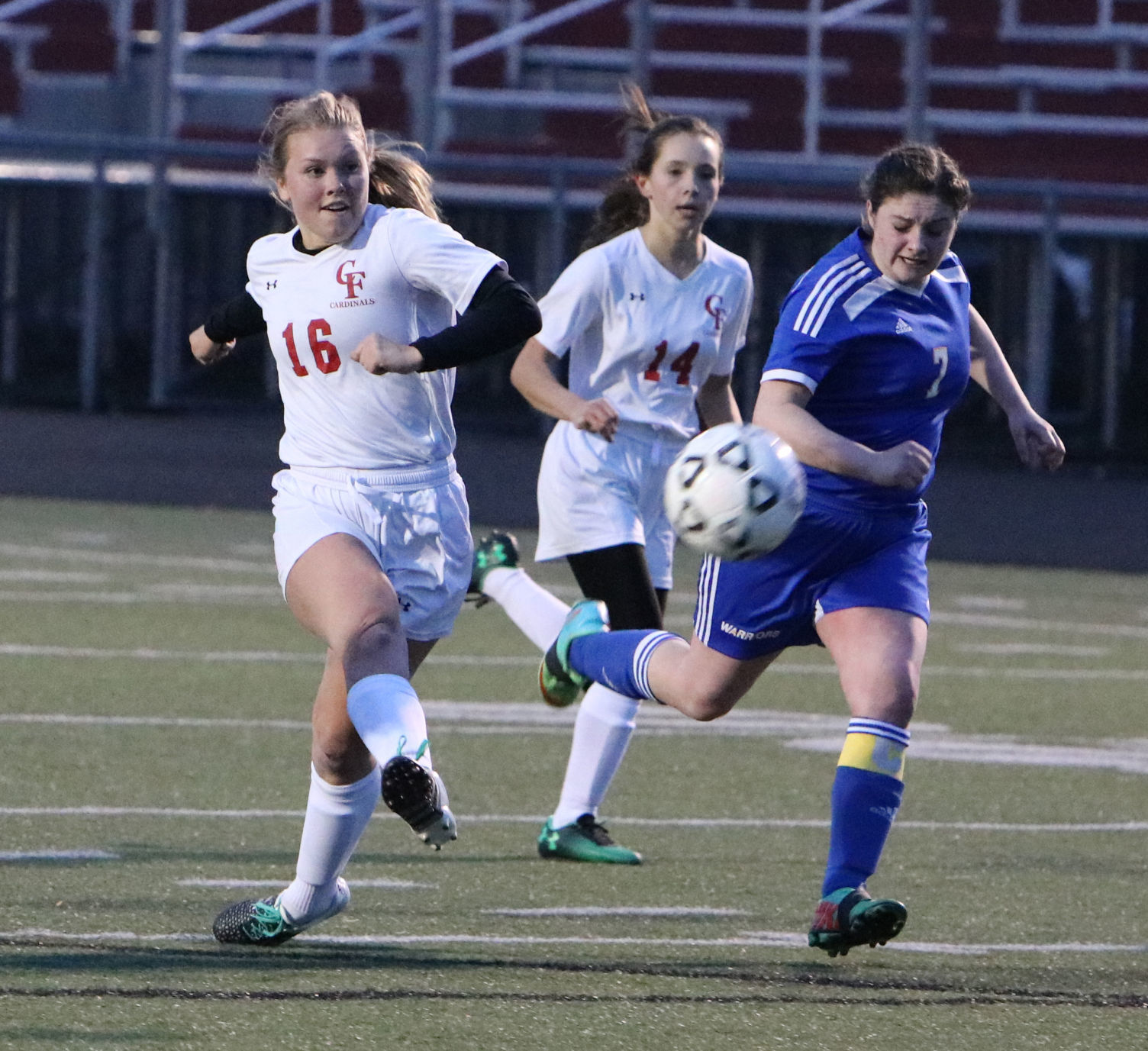 Rice Lake at Chi-Hi girls soccer 4-12-18